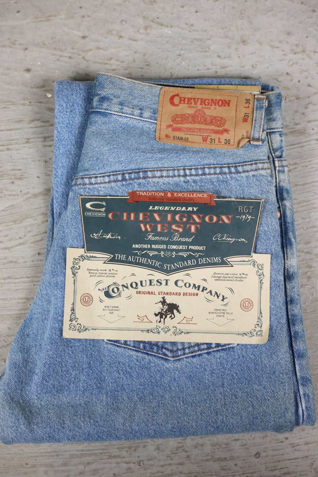 CHEVIGNON DEADSTOCK JEANS