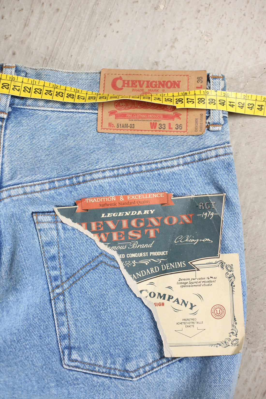 CHEVIGNON DEADSTOCK JEANS