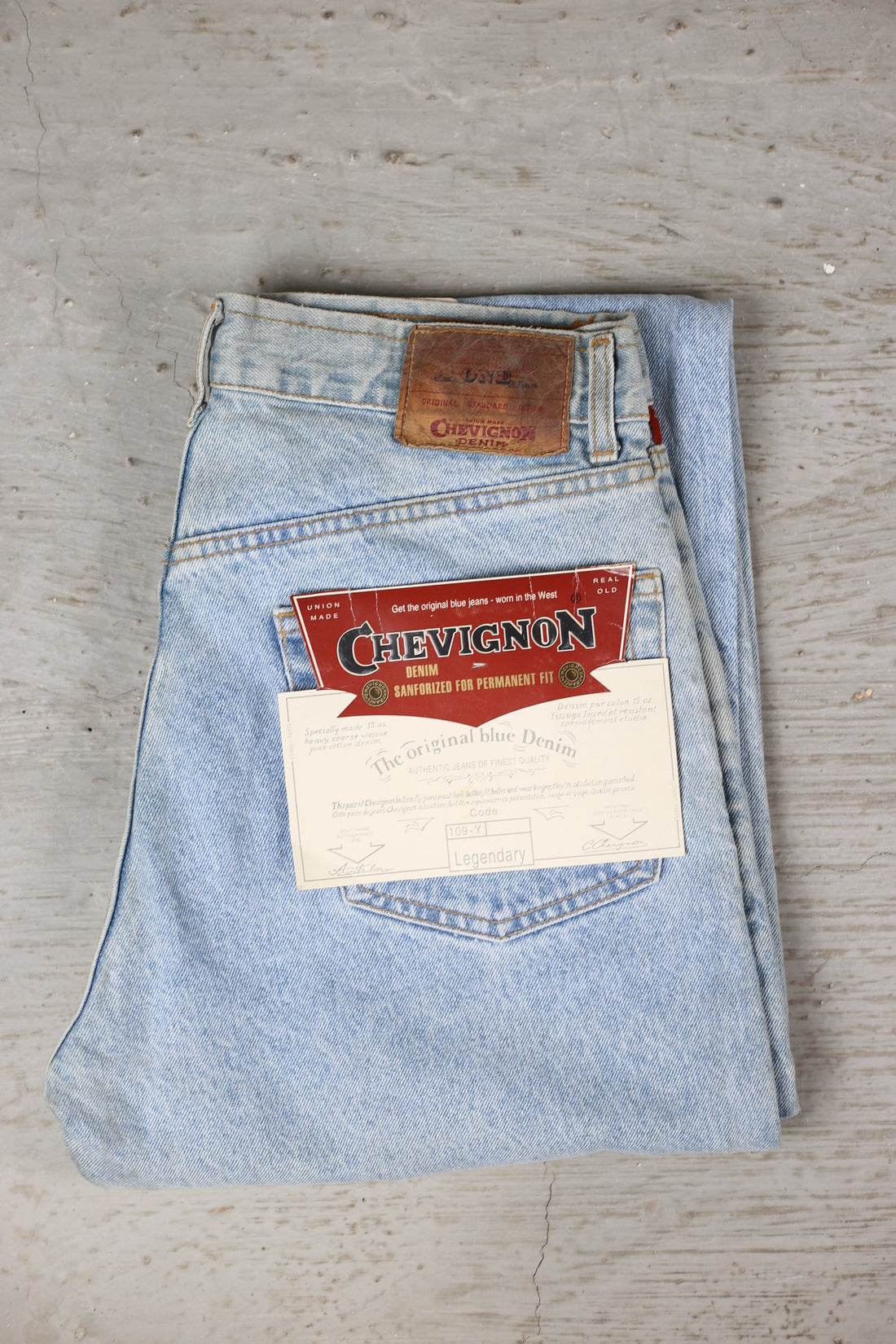 CHEVIGNON DEADSTOCK JEANS