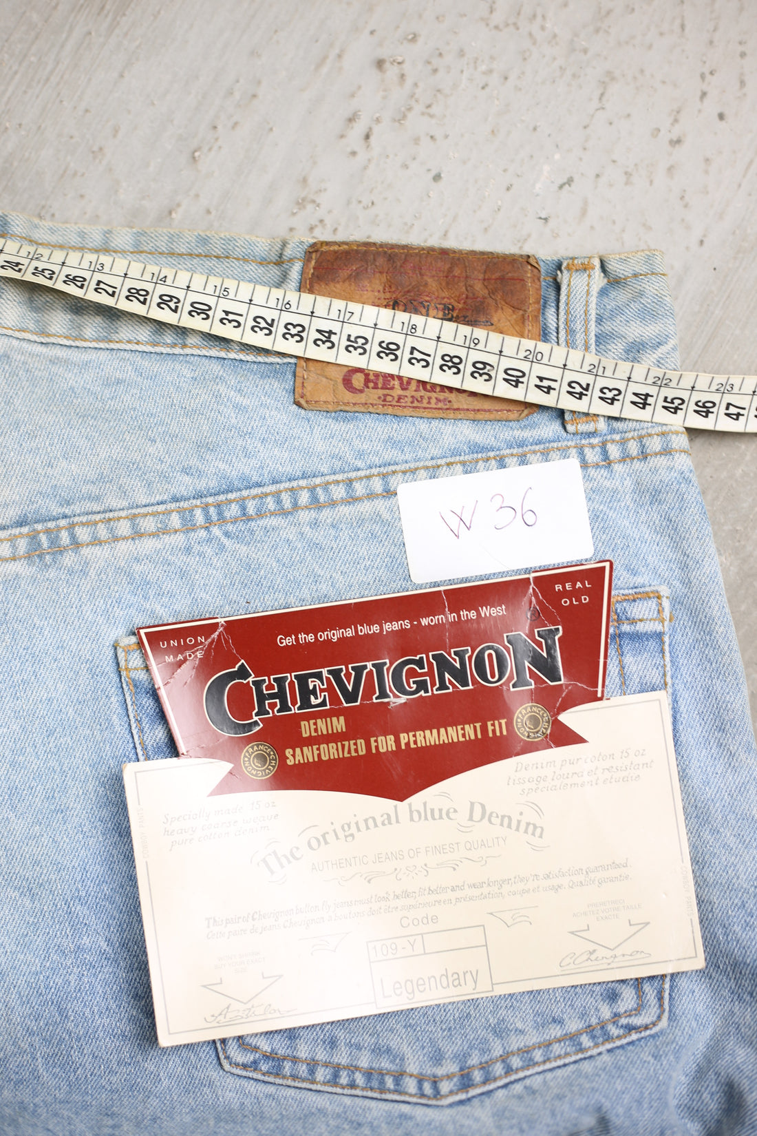 CHEVIGNON DEADSTOCK JEANS