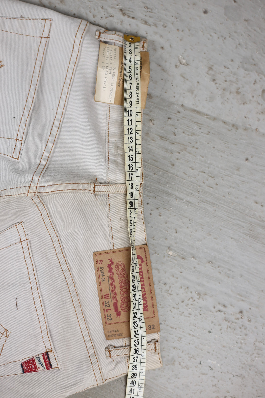 DEADSTOCK CHEVIGNON JEANS - W31 44/46 IT -