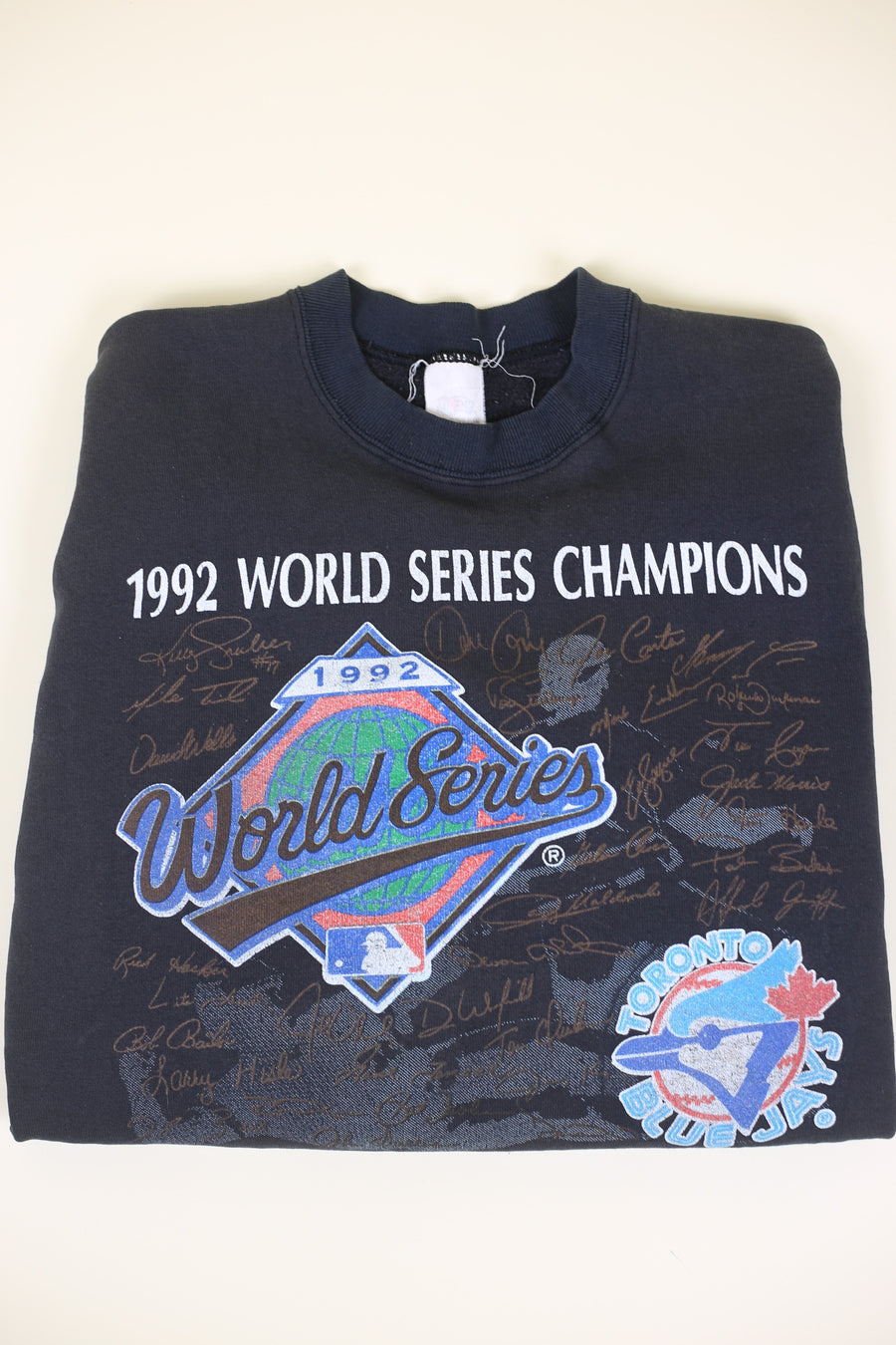 Felpa  1992 WORLD SERIES MADE IN USA FRUIT OF THE LOOM        - L -