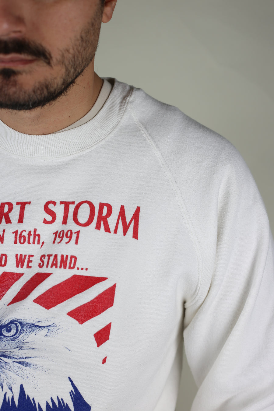 Us Army Sweatshirt Made in USA Desert Storm - XL -