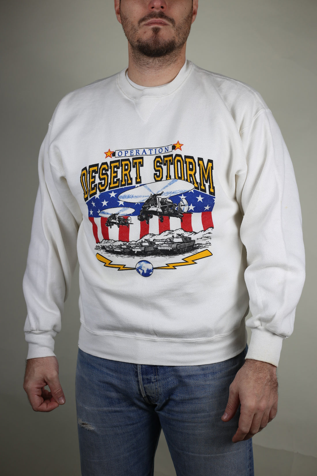 Us Army Desert Storm sweatshirt - L -