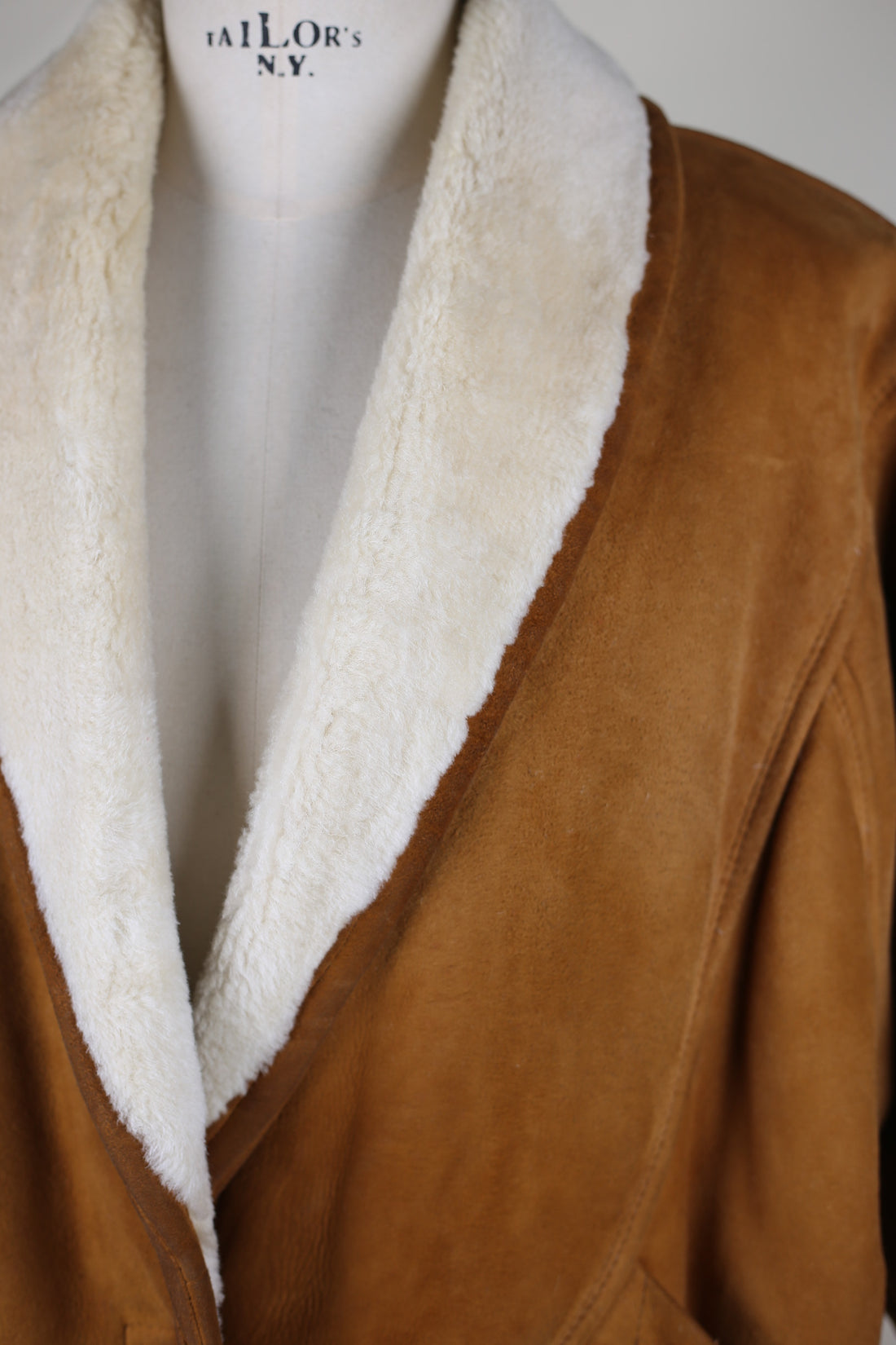 Sheepskin SHEARLING real leather WOMEN - M -