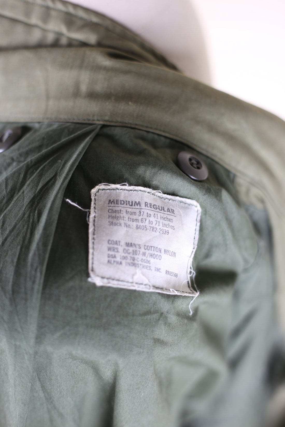 Field Jacket M-65 US ARMY ALPHA INDUSTRIES - L -