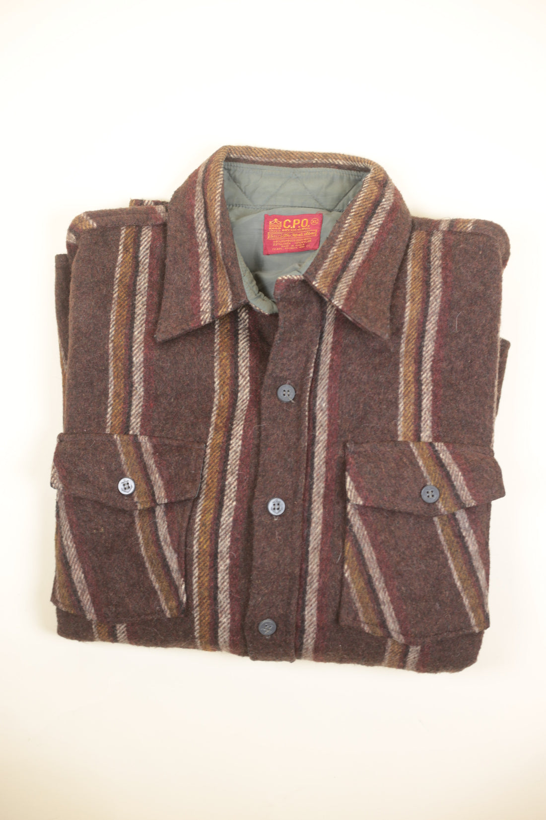 Plaid shirt -XL-