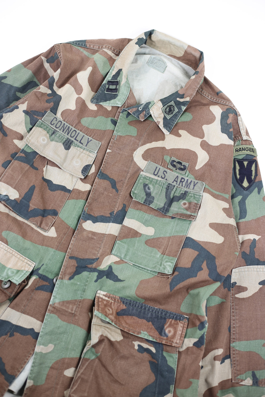 BDU WOODLAND Us Army camouflage jacket - L -