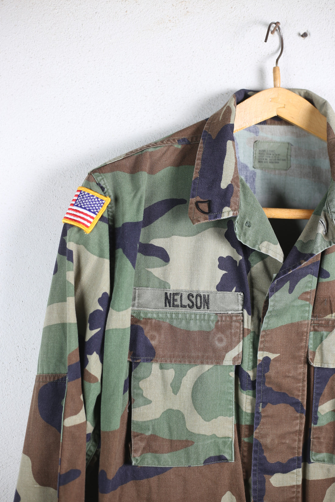 LGIACCA BDU CAMOUFLAGE DESERT  WOODLAND  US ARMY-   M - ( PERSONALIZZABILE )