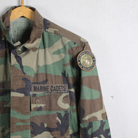 GIACCA BDU CAMOUFLAGE DESERT  WOODLAND  US MARINES CADET -   L - ( PERSONALIZZABILE )