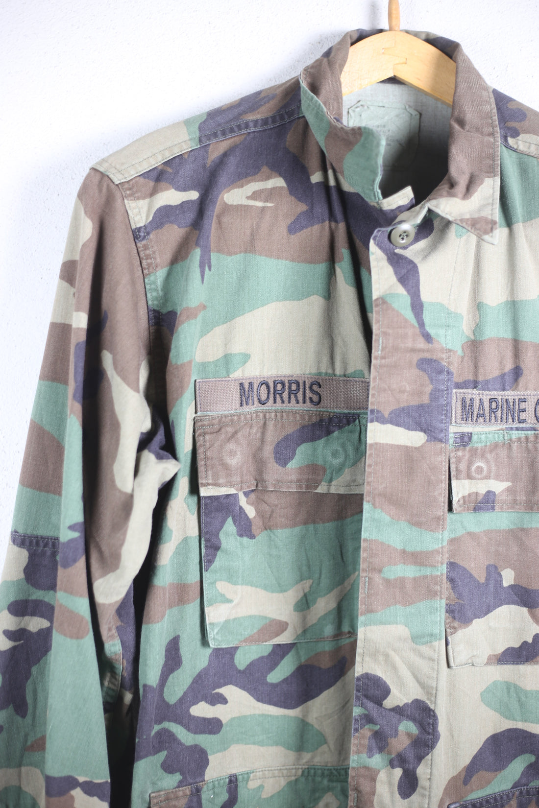 GIACCA BDU CAMOUFLAGE DESERT  WOODLAND  US MARINES CADET -   L - ( PERSONALIZZABILE )