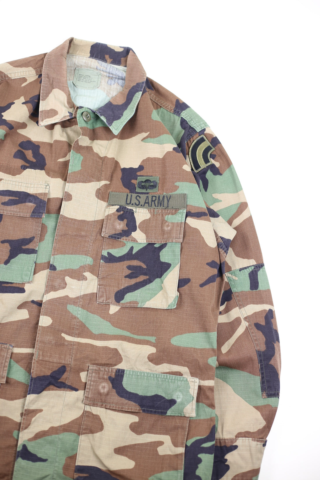 Giacca camouflage BDU WOODLAND  Us Army Airborne - L -