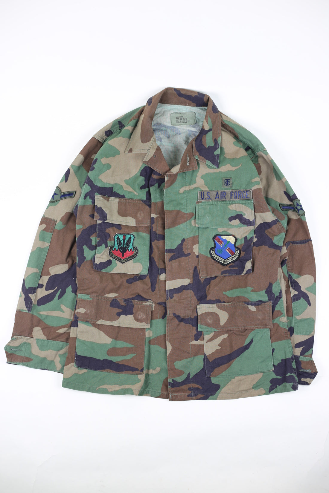 BDU WOODLAND Us Air Force camouflage jacket - S -