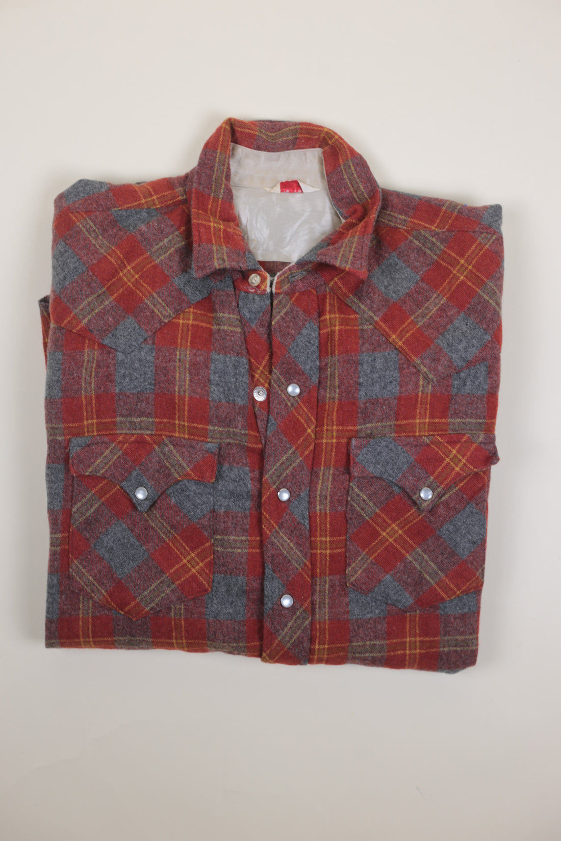 Plaid shirt  -S-