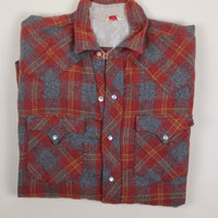 Plaid shirt  -S-