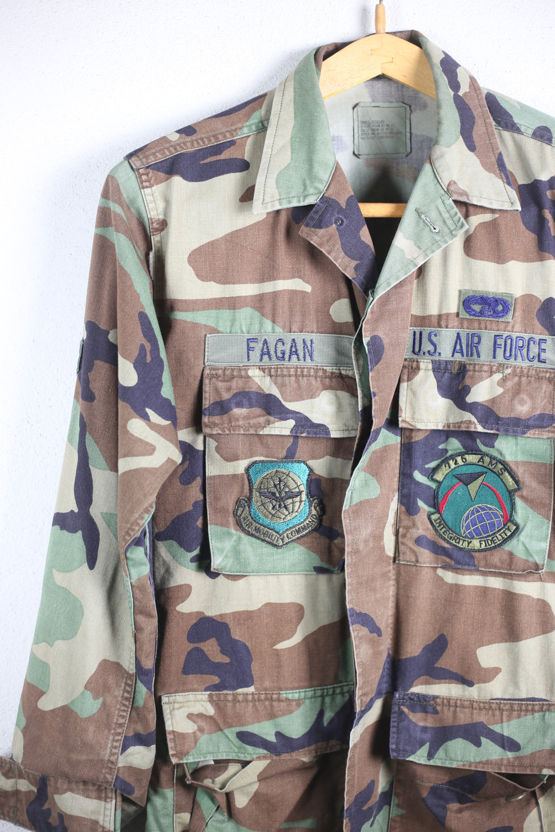 Giacca BDU WOODLAND  US AIR FORCE-  M - (SMALL REGULAR USA)