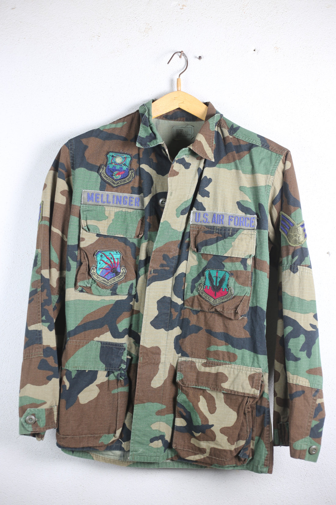 MGiacca BDU WOODLAND  US AIR FORCE-  M - (SMALL REGULAR USA)