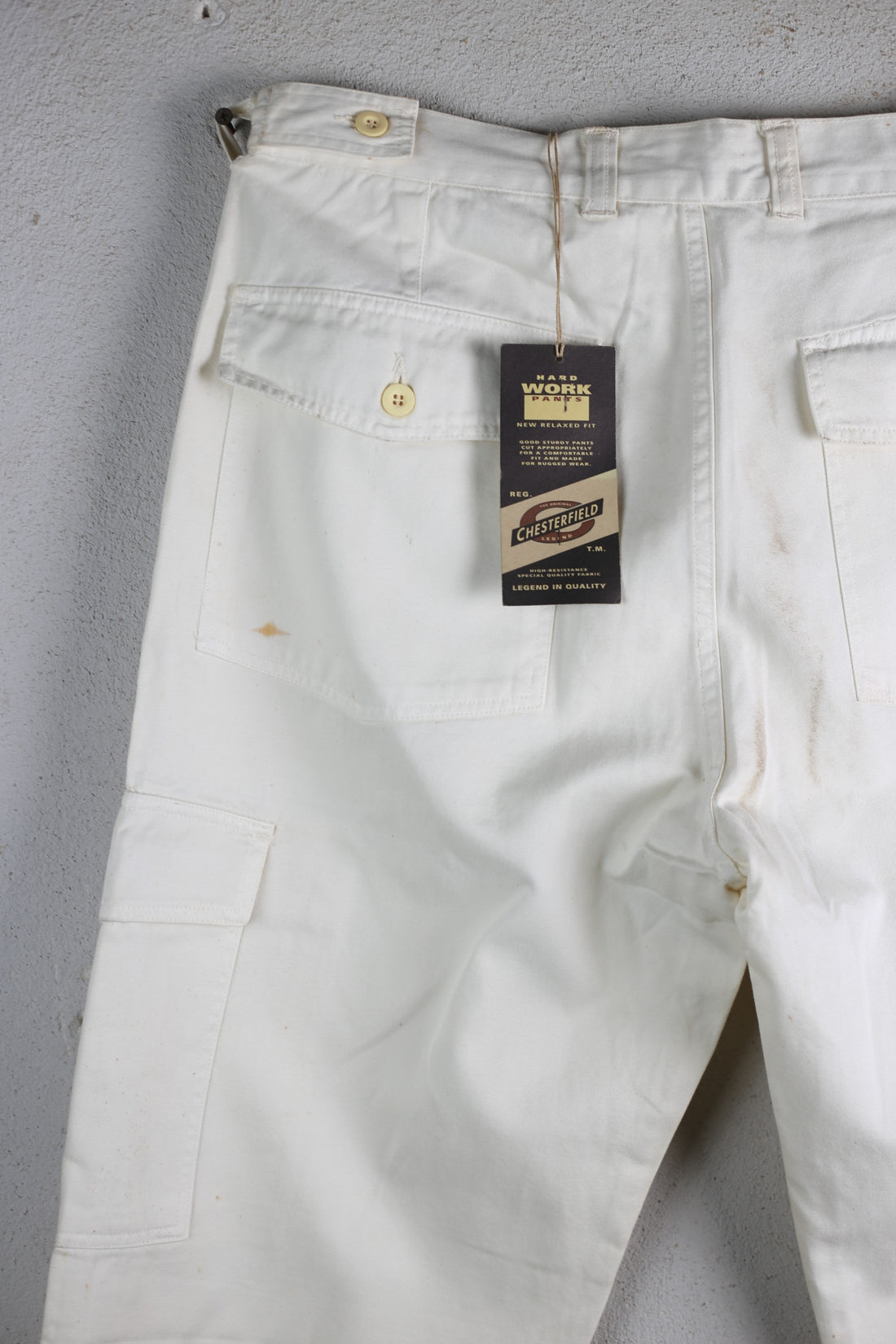 Fatigue cargo chesterfield deadstock W34  48 it