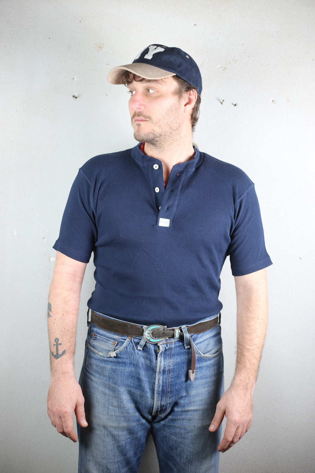 vintage deadstock 1990s Henley shirt LEVIS   