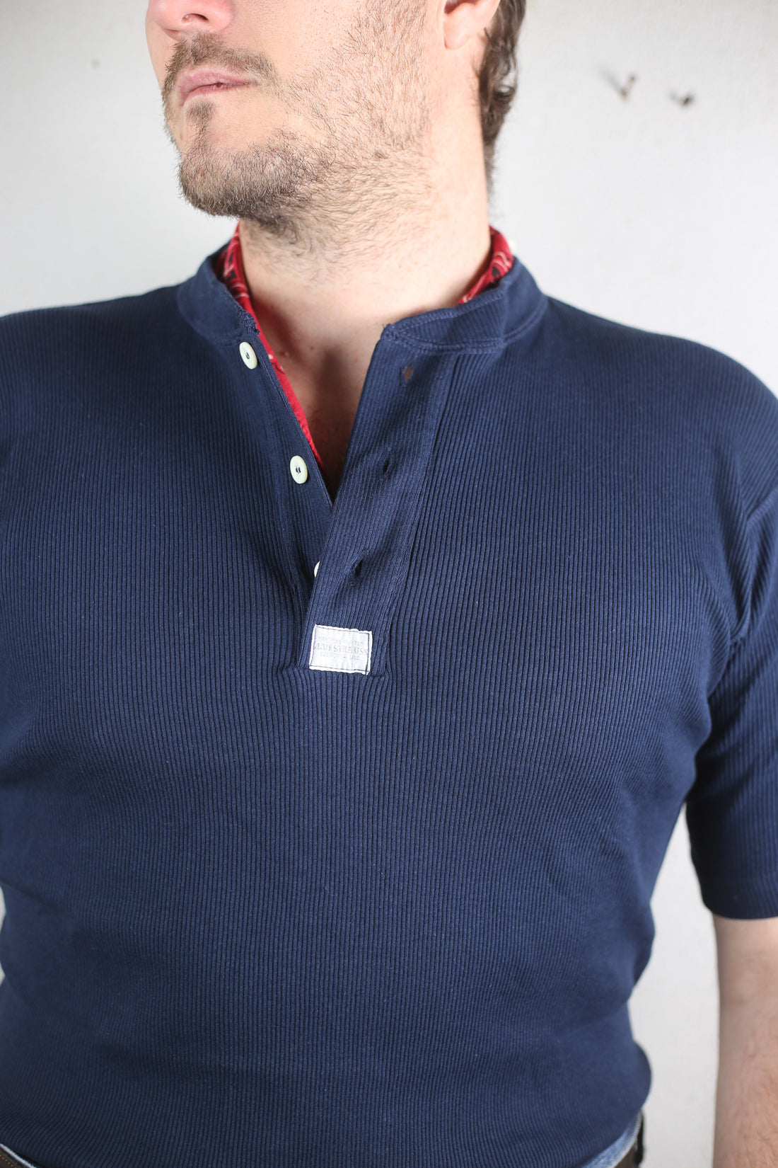 vintage deadstock 1990s Henley shirt LEVIS   