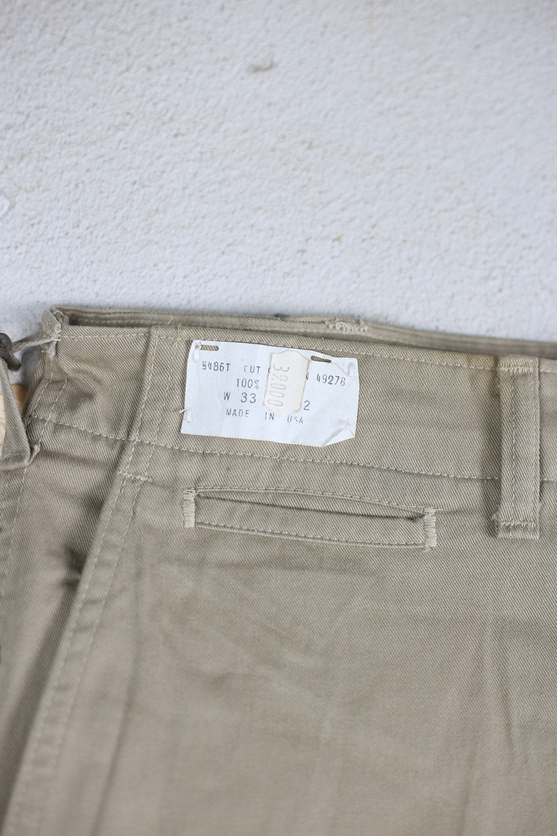 Chino Made in usa deadstock 