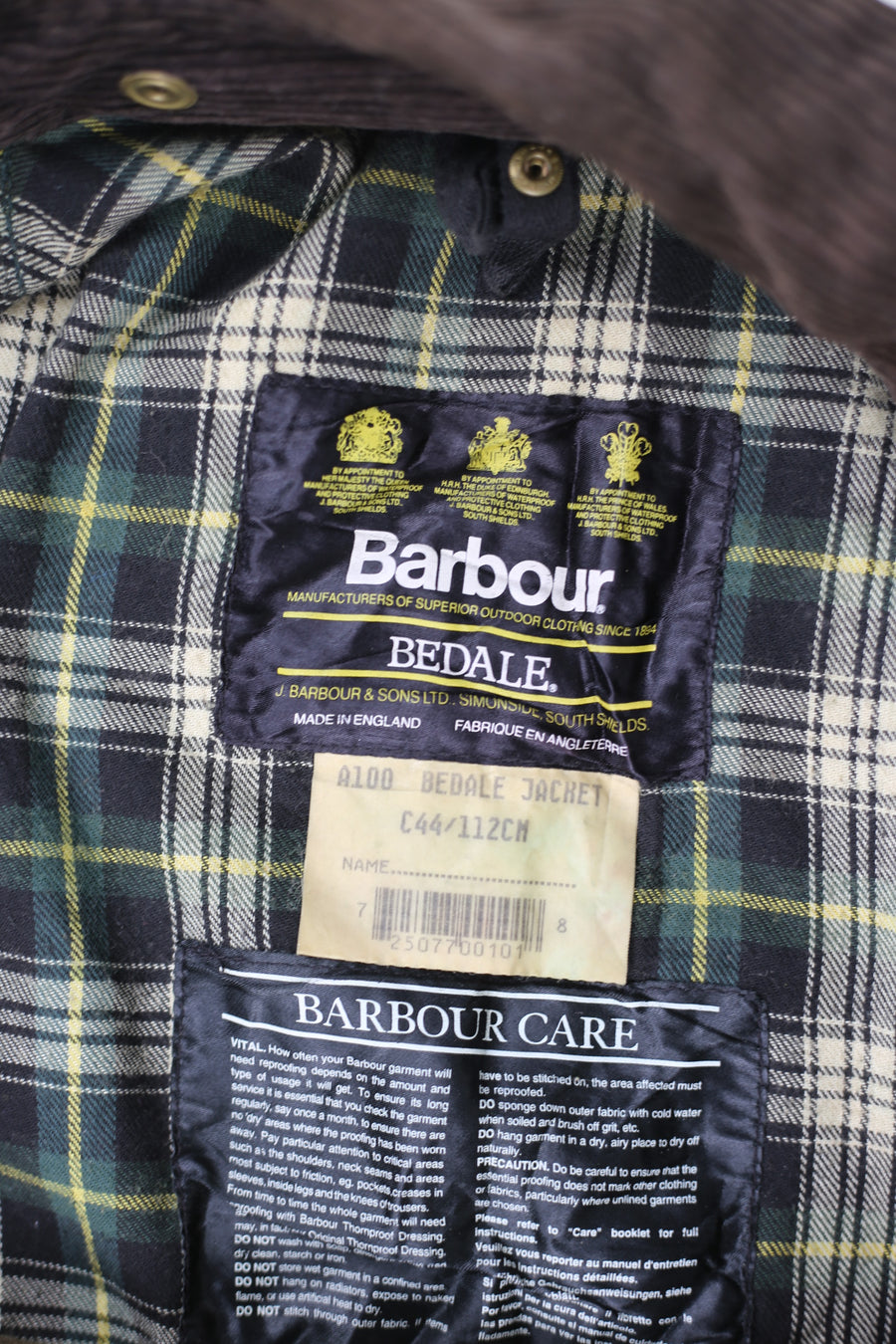 Vintage Barbour Bedale jacket - XL -