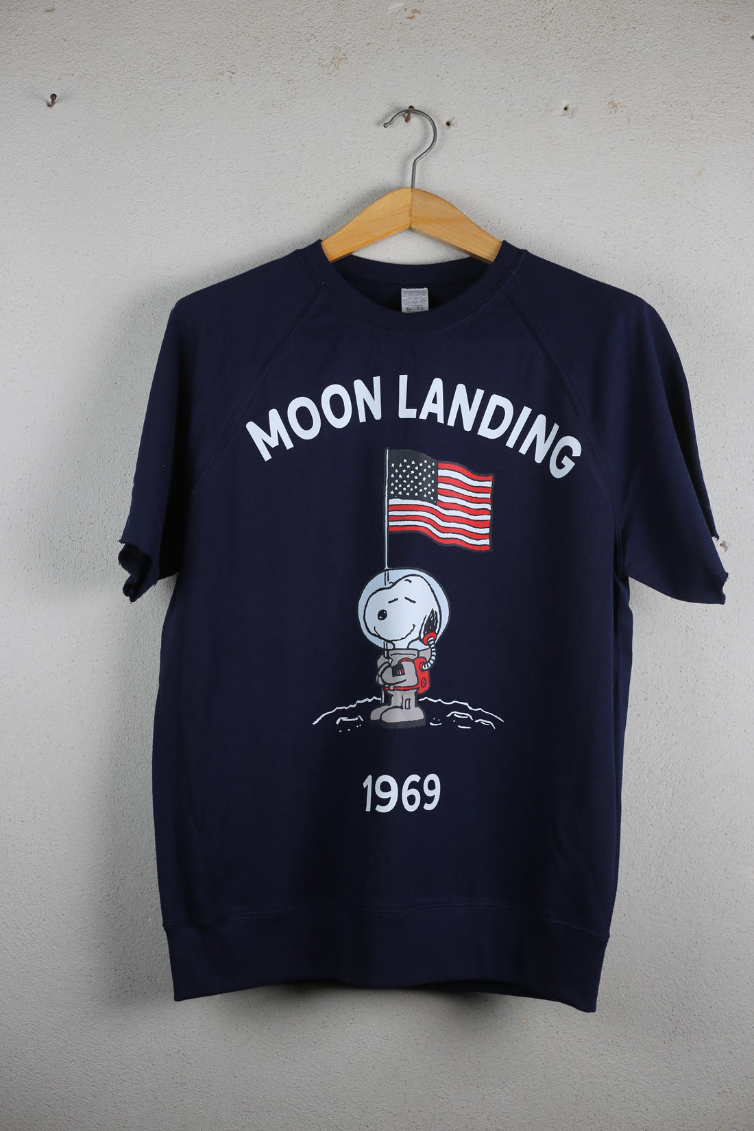 Felpa raglan  Snoopy Moon Landing mezza manica
