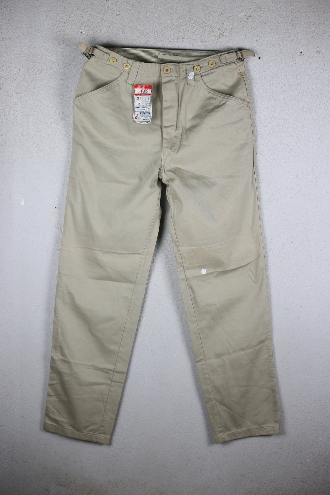 Chino UNIFORM deadstock W34 48 it
