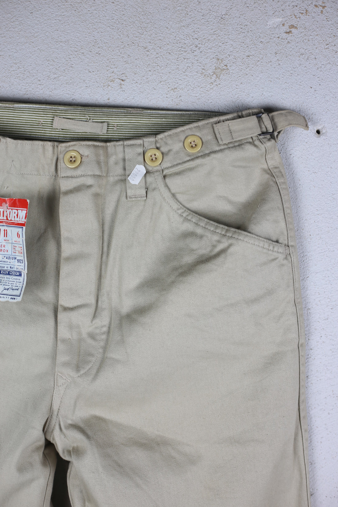 Chino UNIFORM deadstock W34 48 it