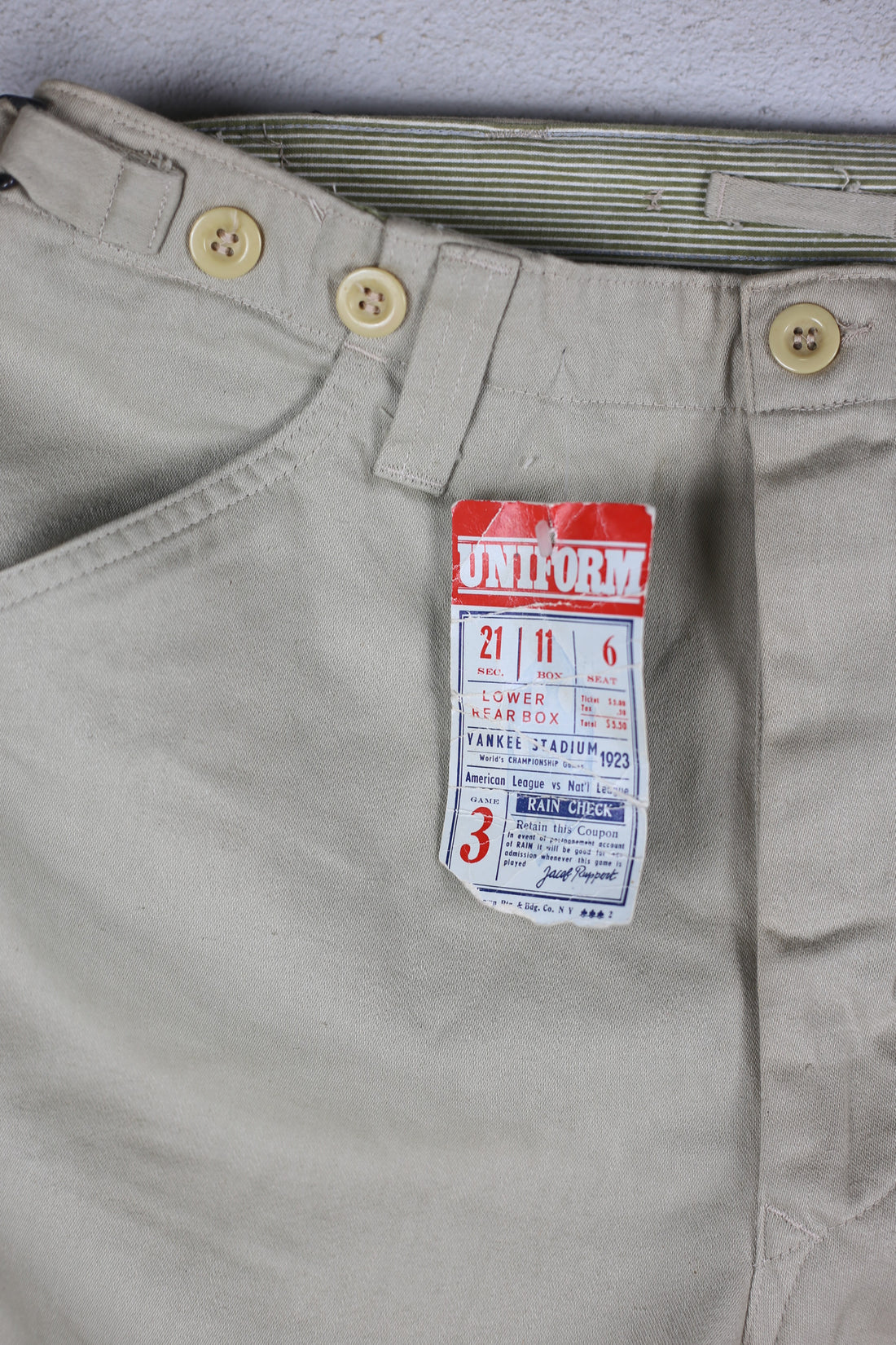 Chino UNIFORM deadstock W34 48 it