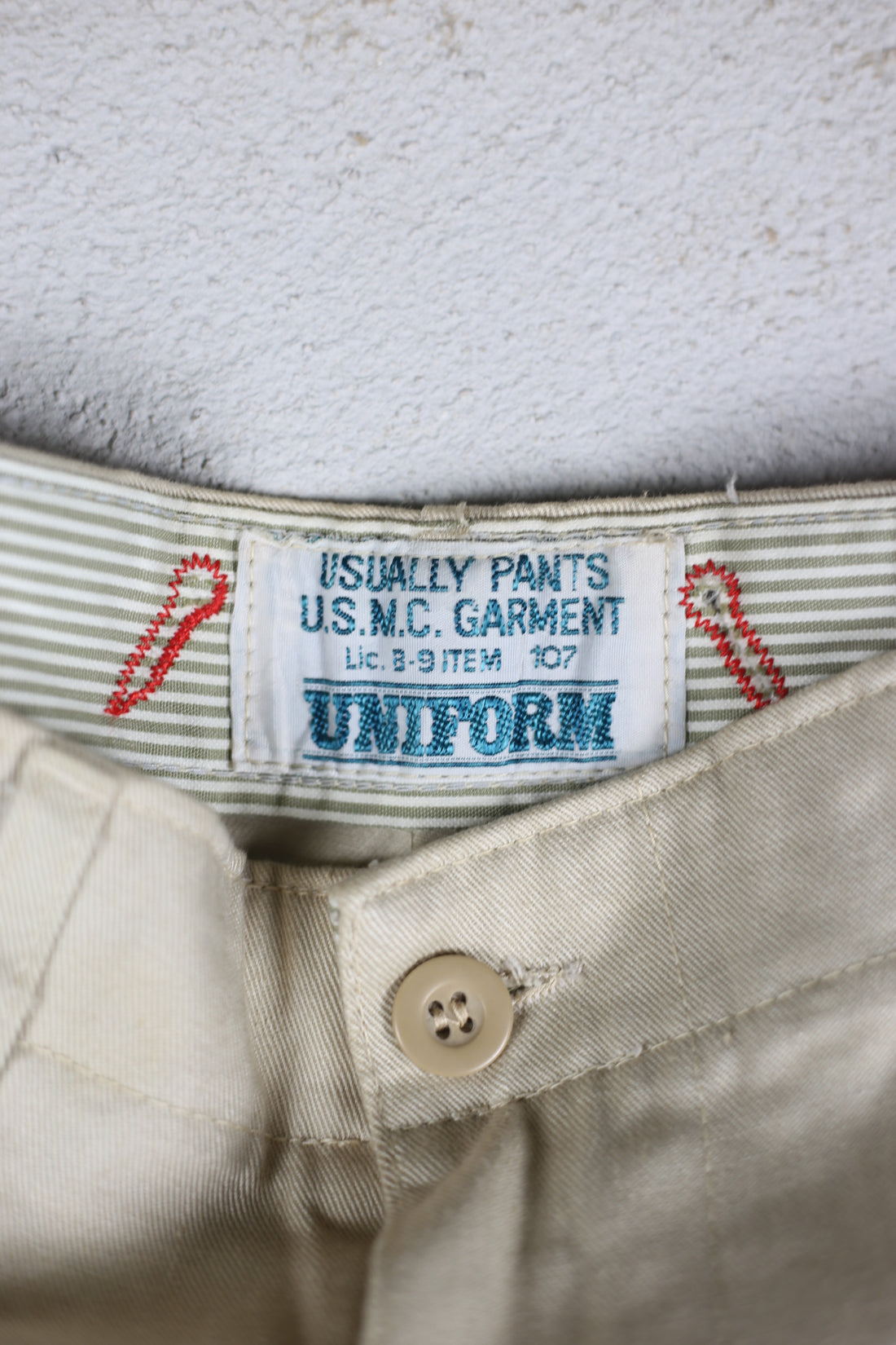 Chino UNIFORM deadstock W32 46 IT