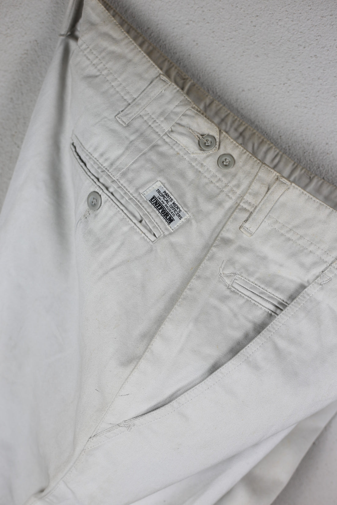 Chino UNIFORM deadstock W36 IT 50/52