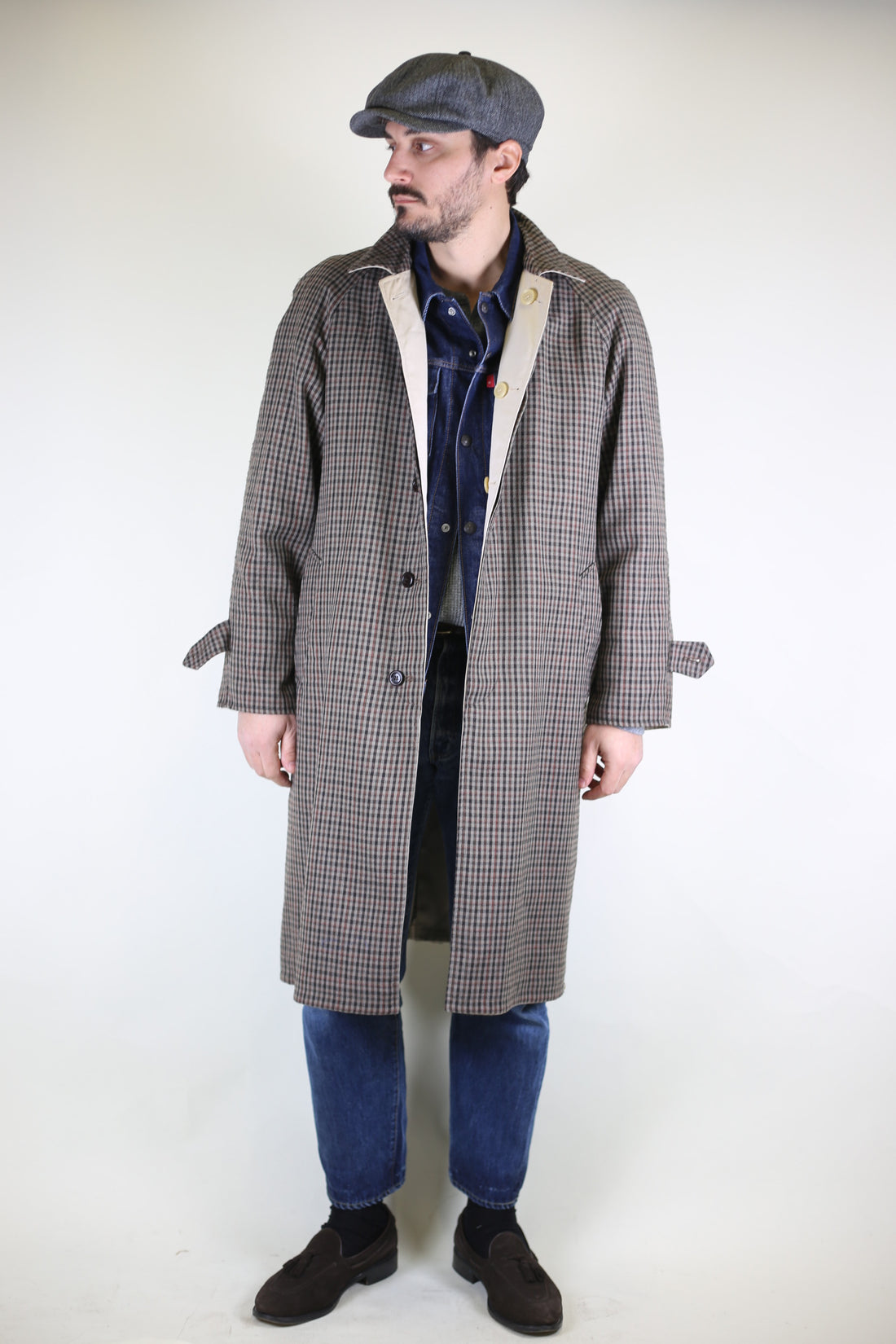 LODEN  vintage DOUBLE FACE  - XL -