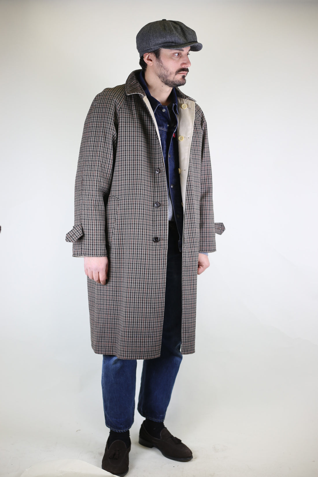 LODEN  vintage DOUBLE FACE  - XL -