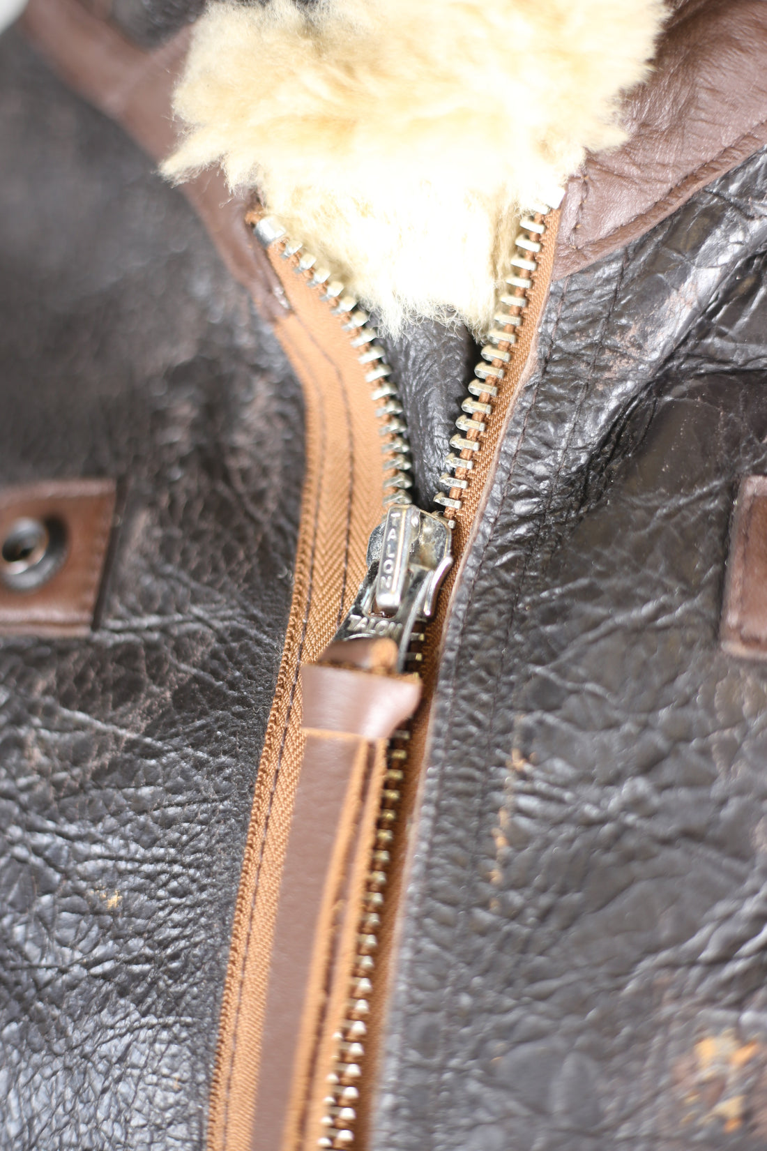 TYPE B-3 Aviator Shearling Jacket H.L.B. CORP NY - S -