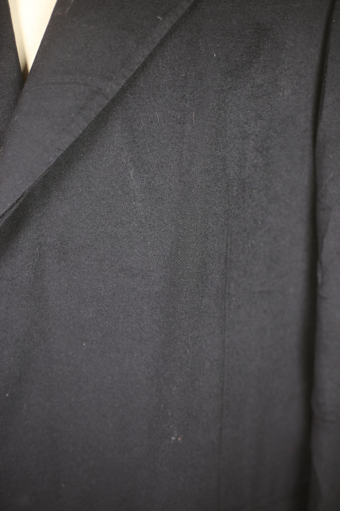 SINGLE BREASTED VINTAGE COAT IN LORO PIANA VIRGIN WOOL - L 50-52 IT -