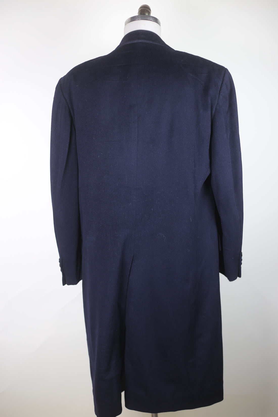 SINGLE BREASTED VINTAGE COAT IN LORO PIANA VIRGIN WOOL - L 50-52 IT -