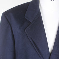 SINGLE BREASTED VINTAGE COAT IN LORO PIANA VIRGIN WOOL - L 50-52 IT -