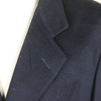 SINGLE BREASTED VINTAGE COAT IN LORO PIANA VIRGIN WOOL - L 50-52 IT -