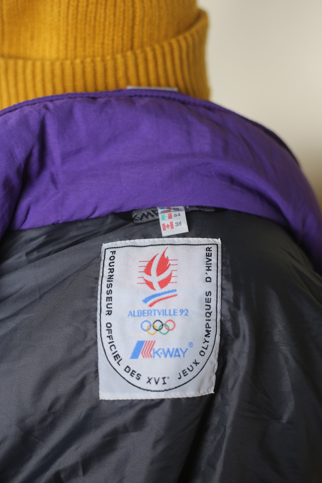 K-WAY SNOWSUIT 1992 OLYMPICS -XL -