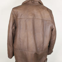 Montone SHEARLING  vera pelle -   L -