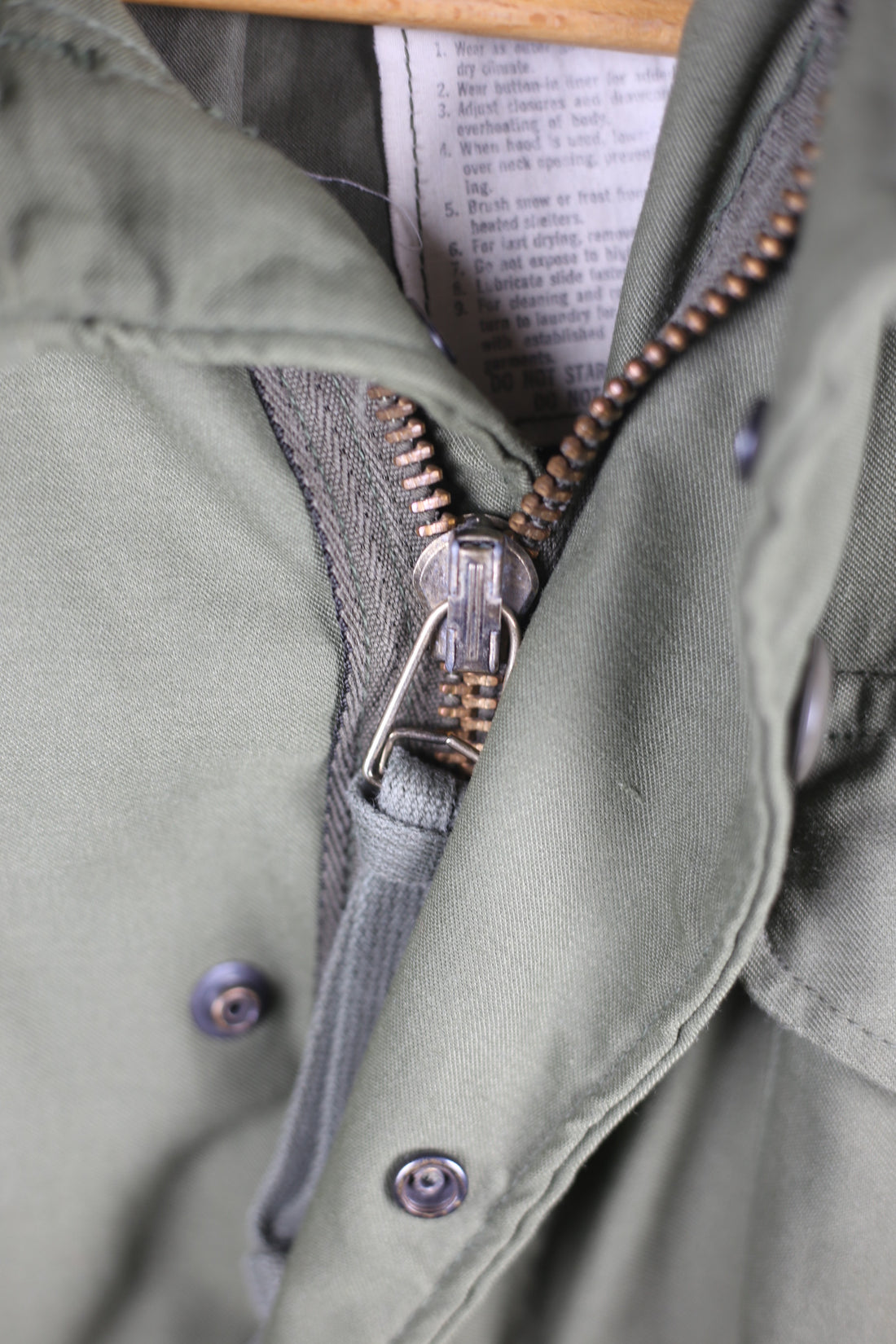 Field jacket US ARMY  M65 ALPHA INDUSTRIES MADE IN USA  -  L -