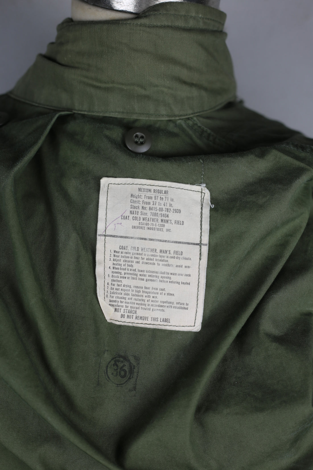Field jacket US ARMY M65 MADE IN USA - L -