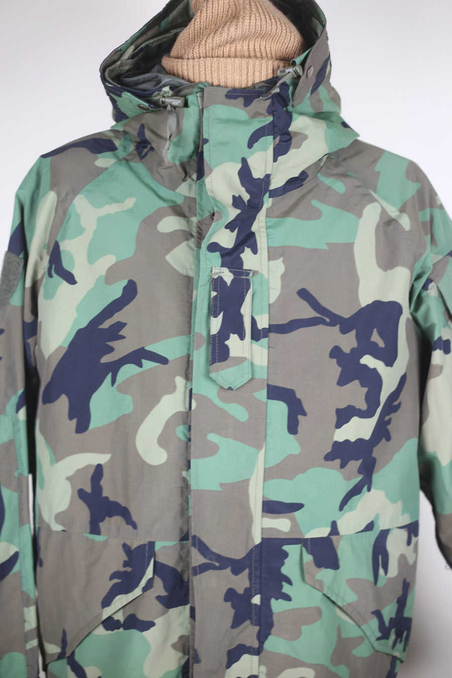 Army Camouflage Parka - L -