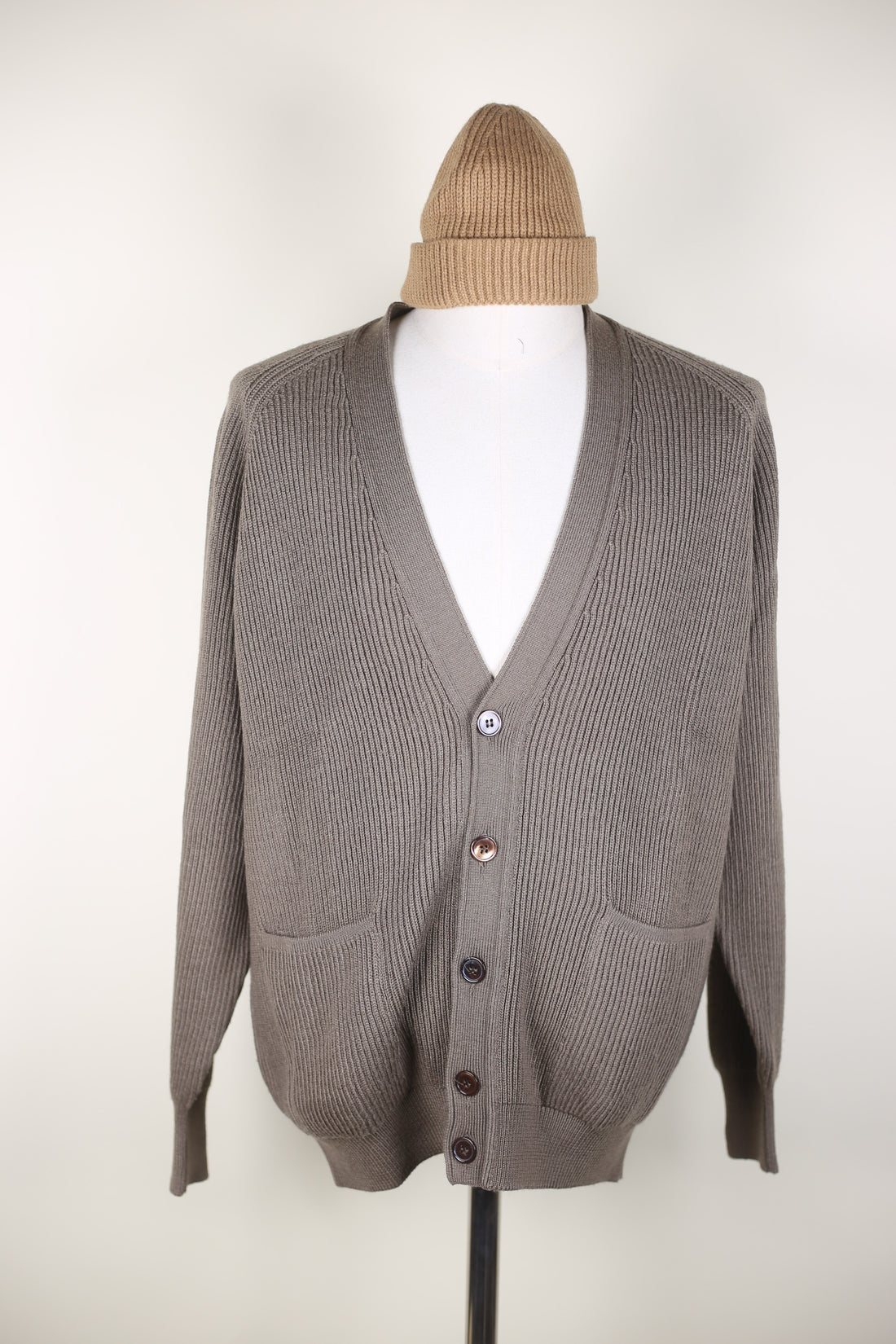 CARDIGAN GRAN SASSO LANA CASHMERE E SETA  - L -