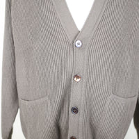 CARDIGAN GRAN SASSO LANA CASHMERE E SETA  - L -