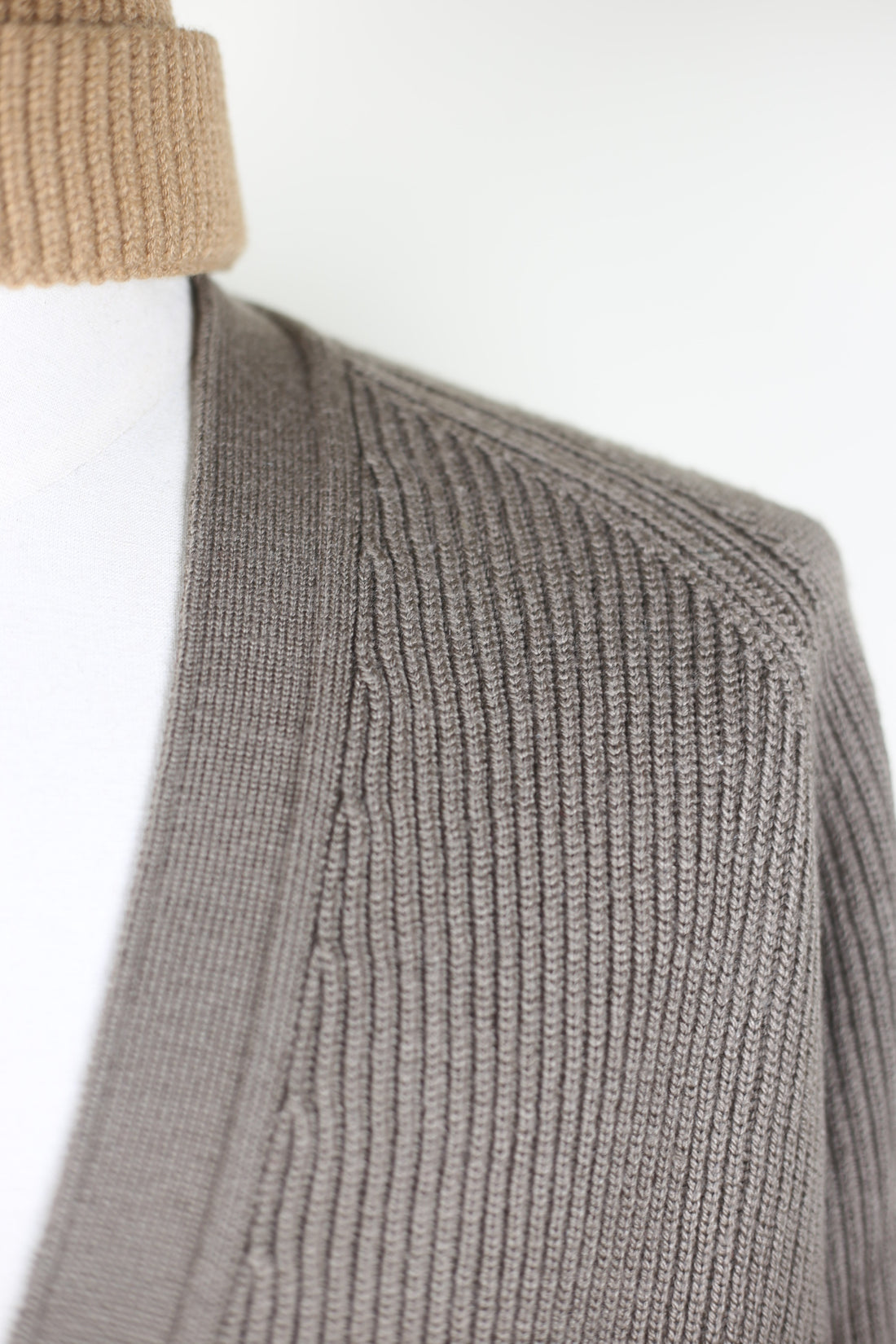 CARDIGAN GRAN SASSO LANA CASHMERE E SETA  - L -