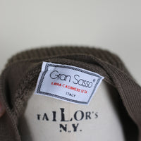 CARDIGAN GRAN SASSO LANA CASHMERE E SETA  - L -