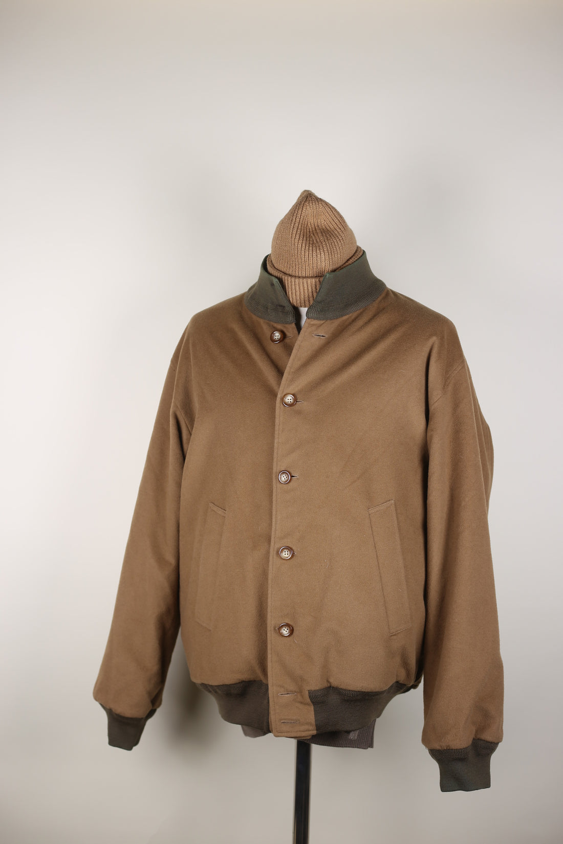 Giacca bomber di lana reversibile -  L/XL -