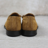 Mocassino con nappe in camoscio